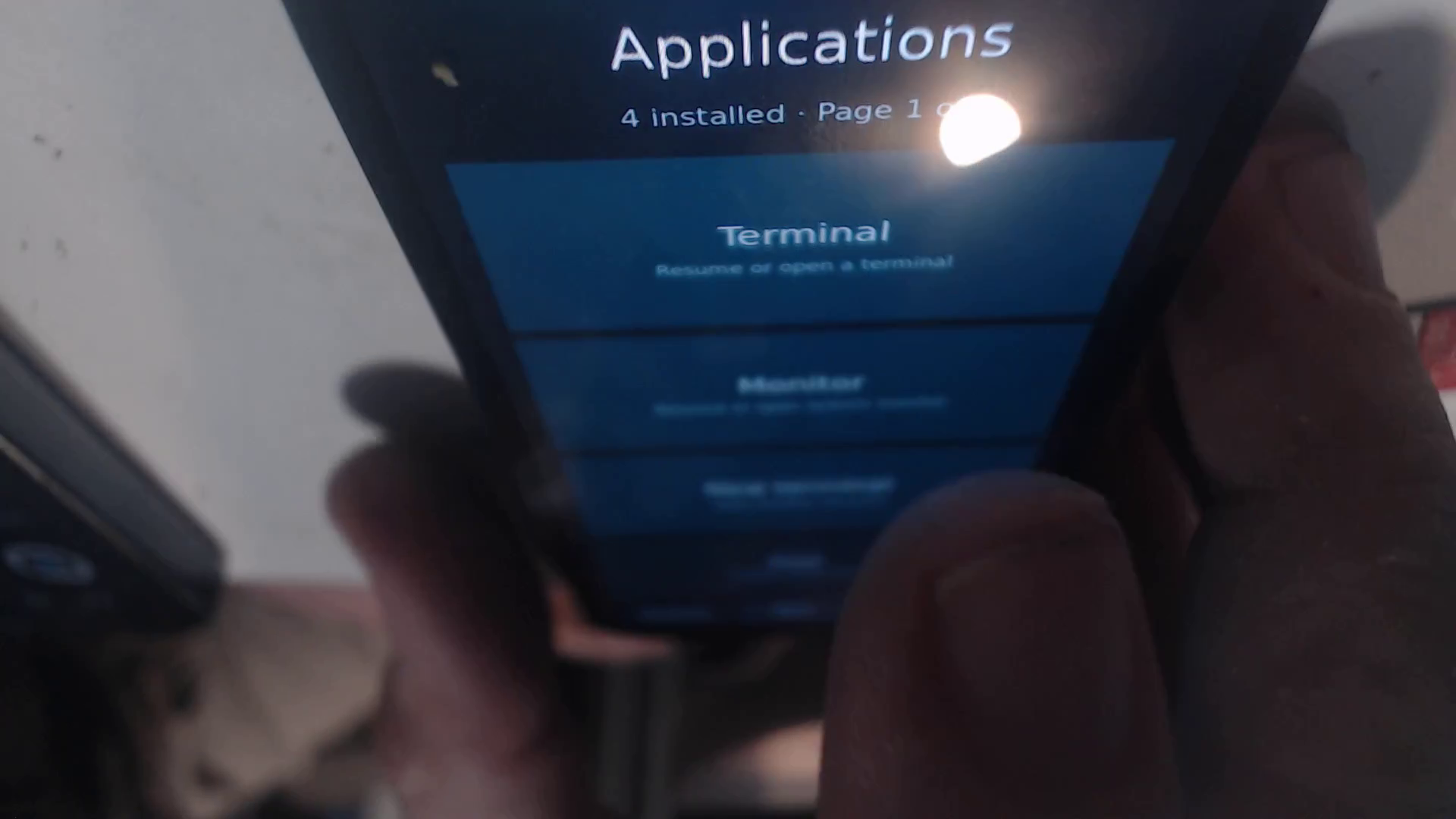 physical apps menu 29s